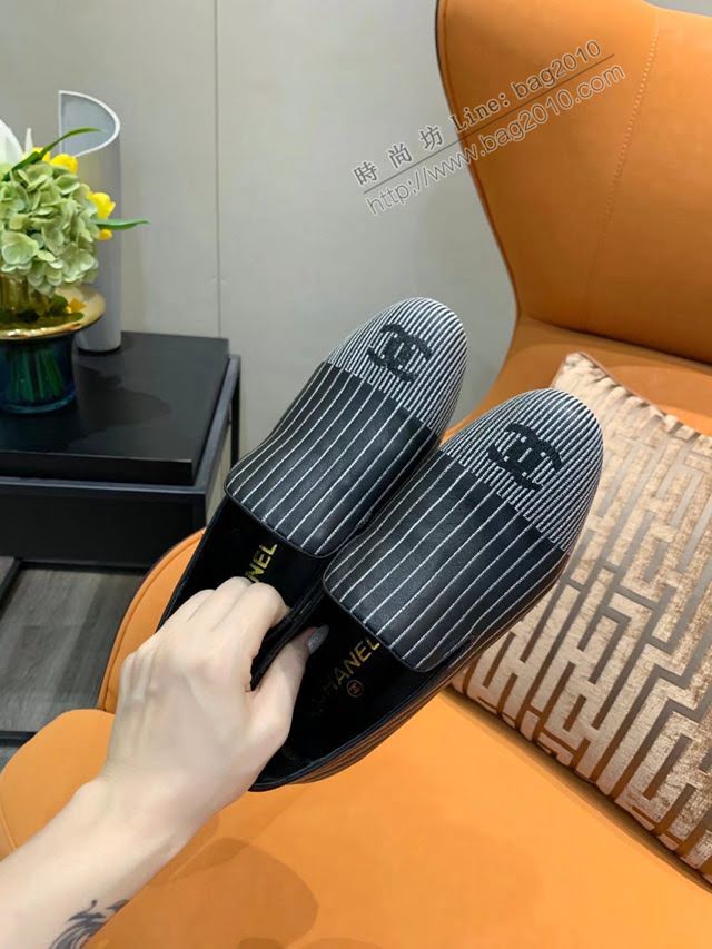 Chanel女鞋 香奈兒女款早春新款logo單鞋  naq1063